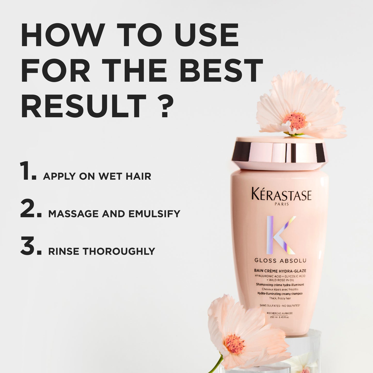 Gloss Absolu Bain Créme Hydra-Glaze Shampoo 250ml