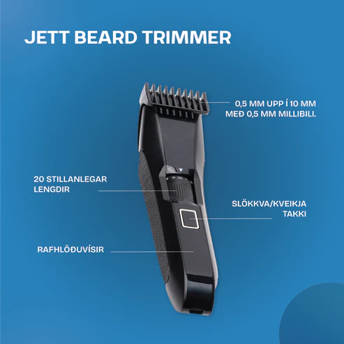 Chad grooming Jett Beard Trimmer