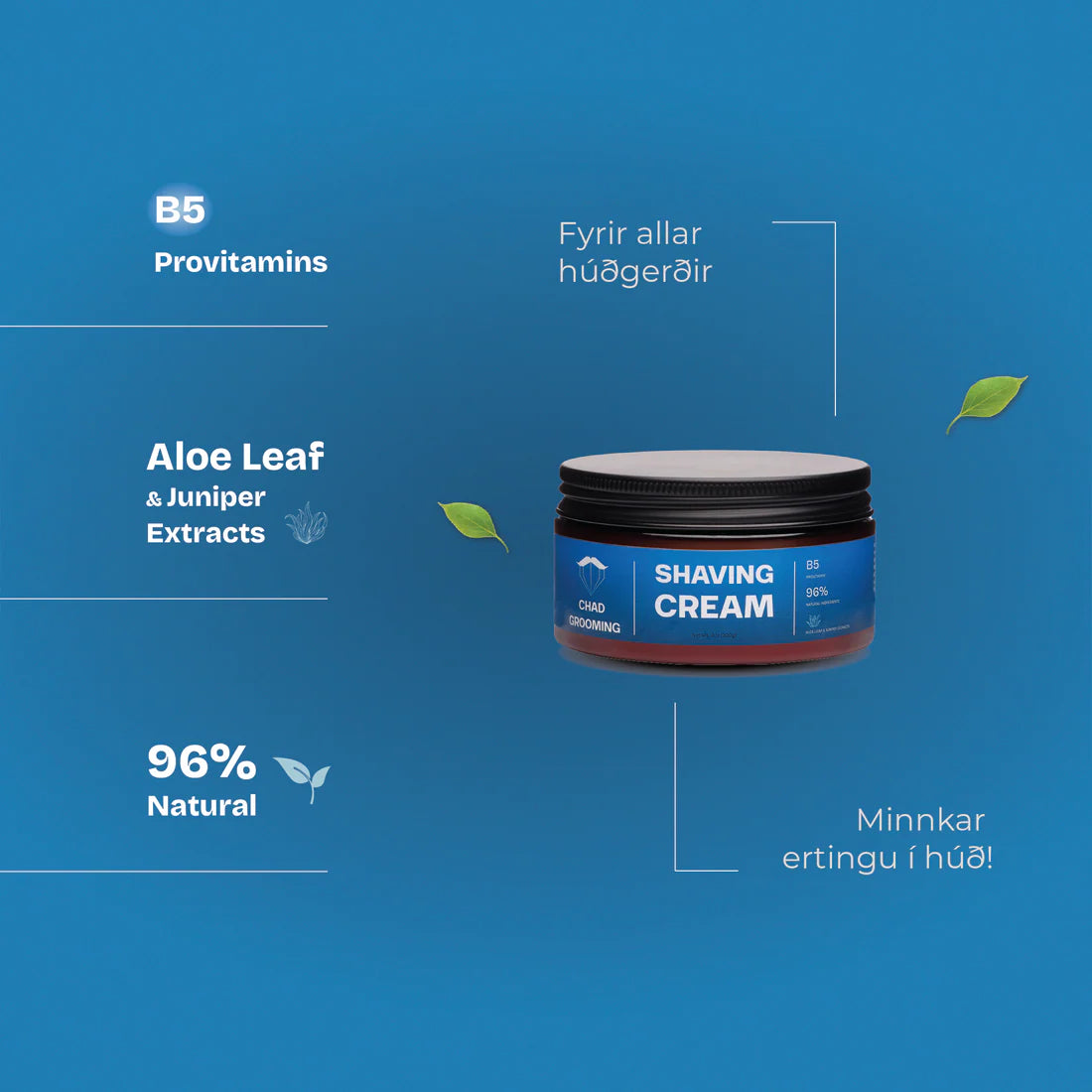 Chad grooming Shaving Cream (Sandalwood & Bergamot)